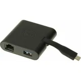 DELL 470-ABRY адаптер USB-C - HDMI/VGA/Ethernet/USB 3.0